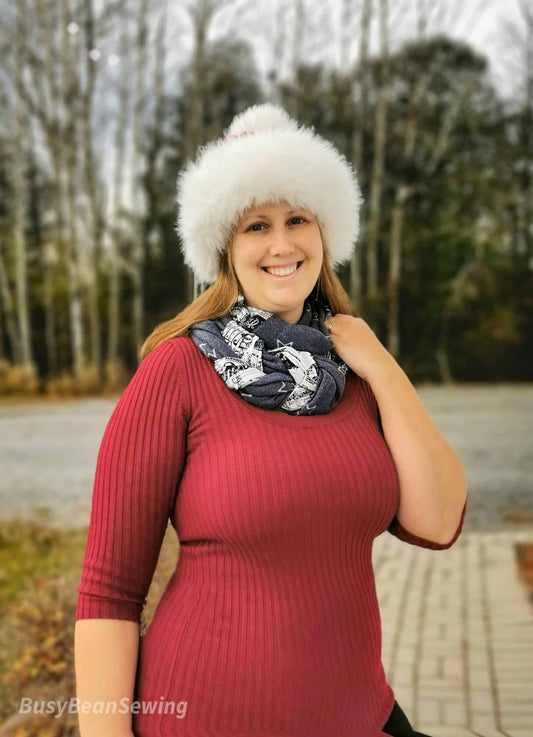 Free Braided Infinity Scarf