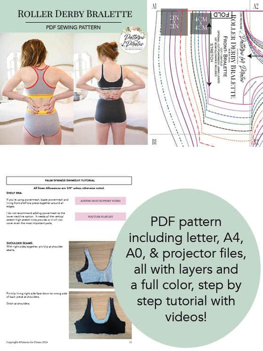 Roller Derby Bralette