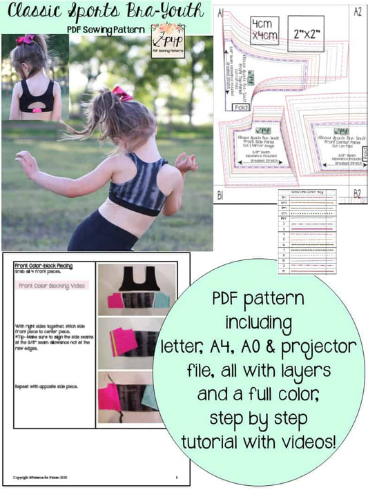 Classic Sports Bra- Youth