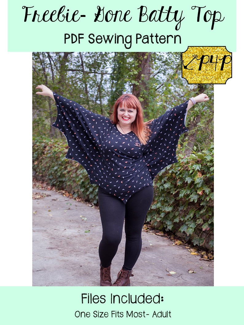Free Gone Batty Top