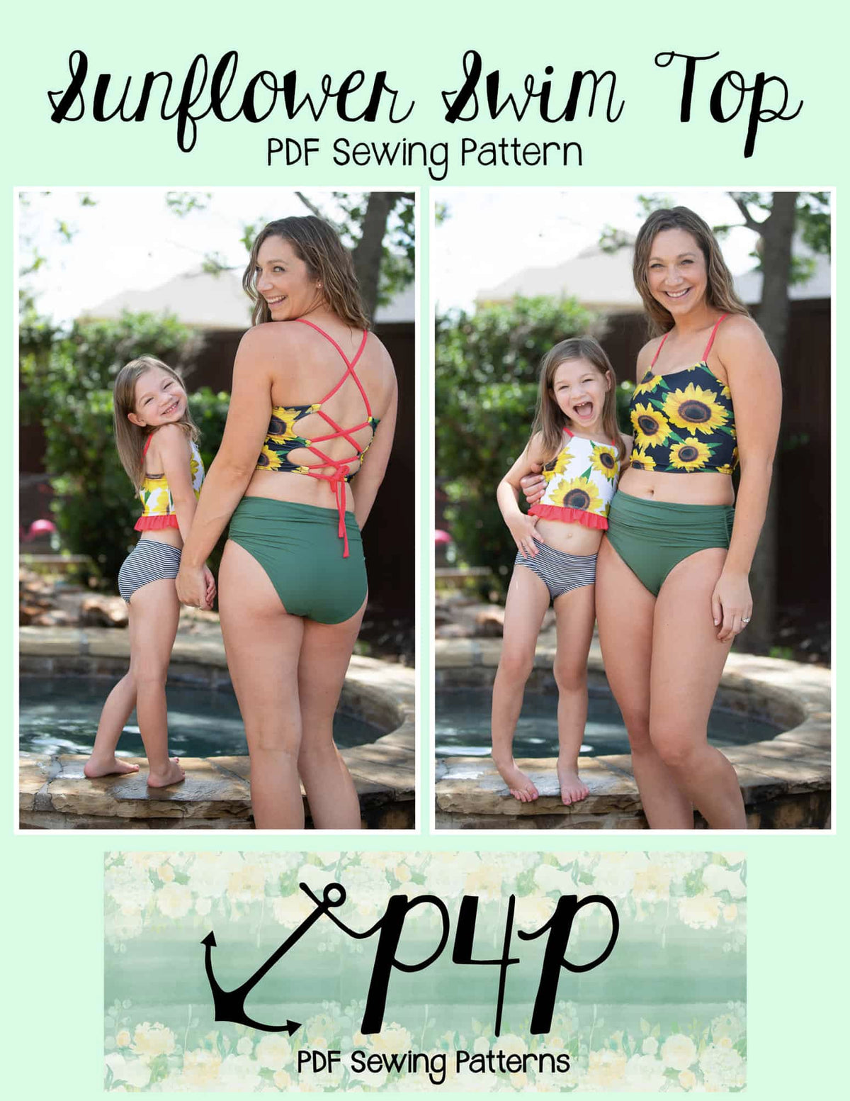 Sunflower Swim Top- Bundle