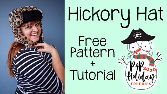 Hickory Hat Tutorial — original Patterns for Pirates blog artwork