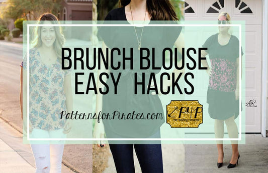Brunch Blouse: Easy Hacks — original Patterns for Pirates blog artwork