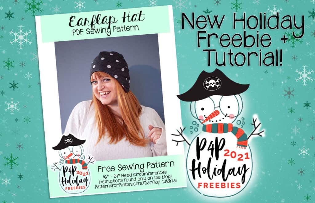 Earflap Hat — original Patterns for Pirates blog artwork
