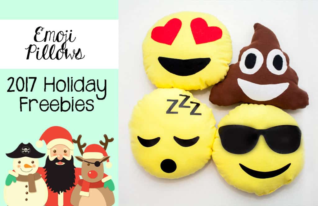 Emoji Pillows — original Patterns for Pirates blog artwork