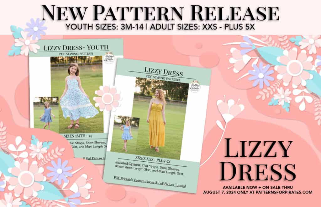 Lizzy Dress — original Patterns for Pirates blog artwork