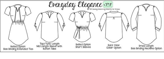 Everyday Elegance — original Patterns for Pirates blog artwork