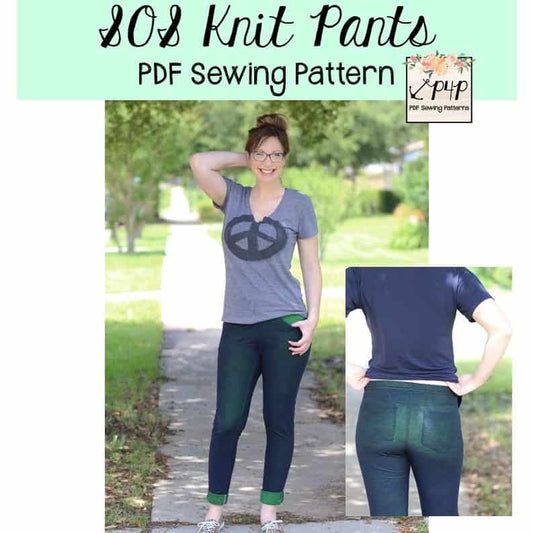 SOS Knit Pants — original Patterns for Pirates blog artwork