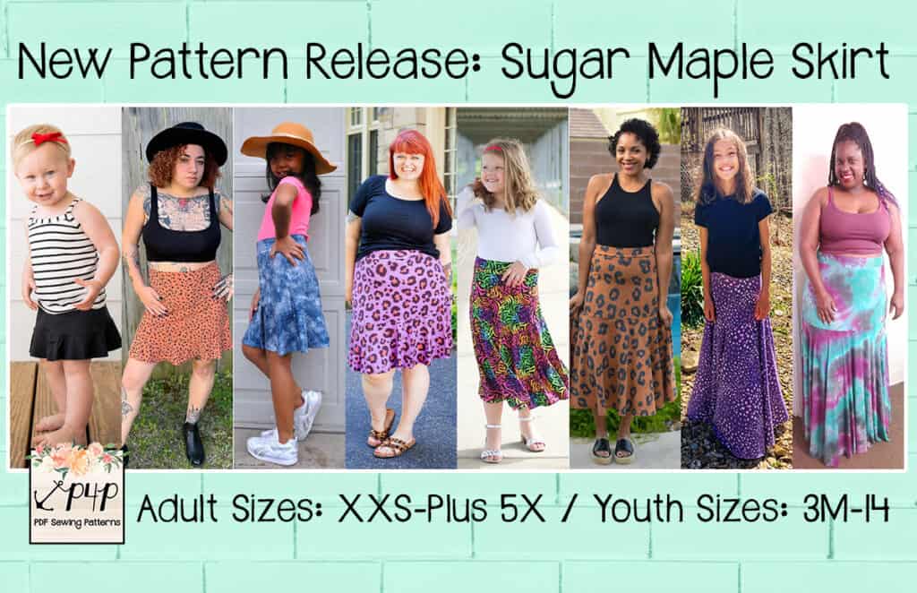 Sugar Maple Skirt — original Patterns for Pirates blog artwork