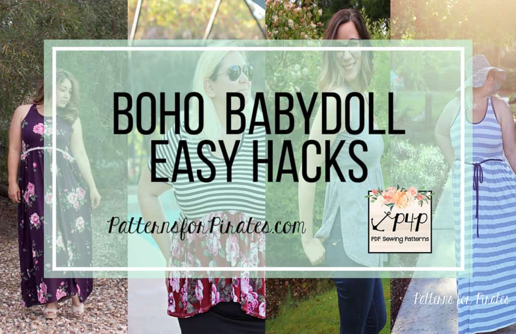 Boho Babydoll: Easy Hacks — original Patterns for Pirates blog artwork