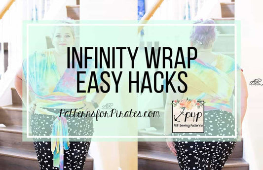 Infinity Wrap: Easy Hacks — original Patterns for Pirates blog artwork