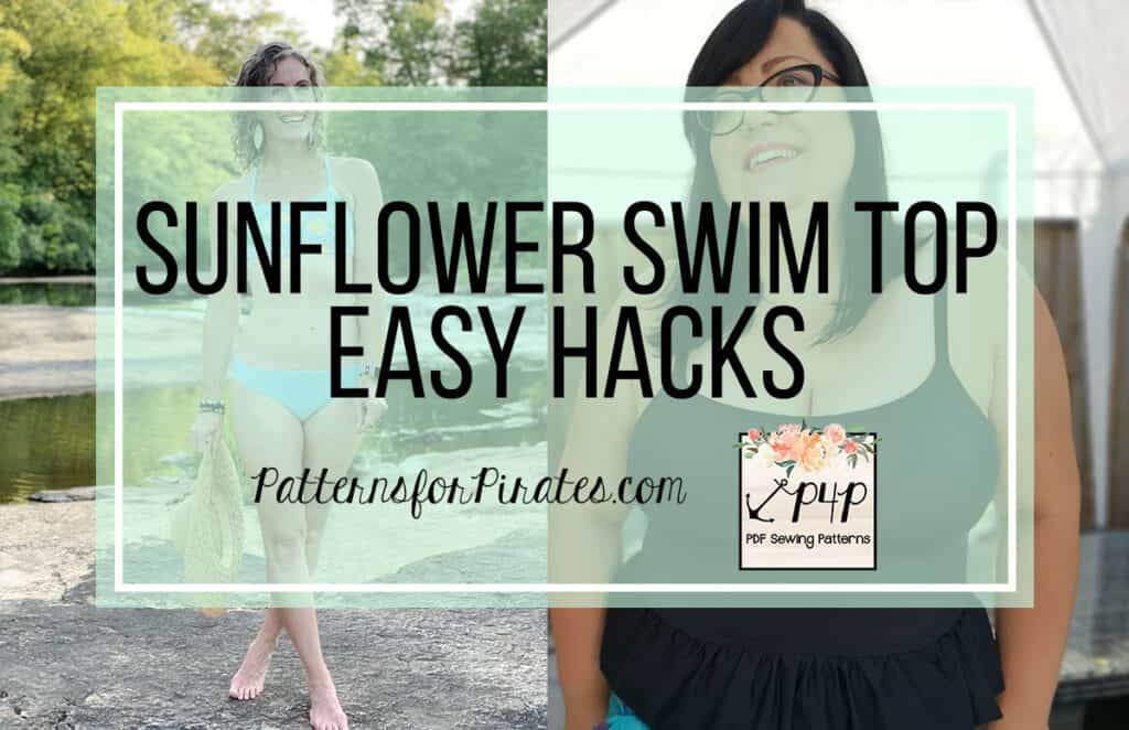 Sunflower and Busy Bee Easy Hacks — illustrated P4P sewing guide