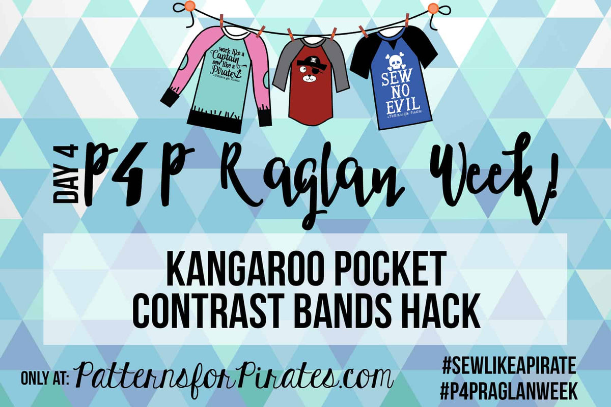 P4P Raglan Week: Contrast Bands Hack — illustrated P4P sewing guide