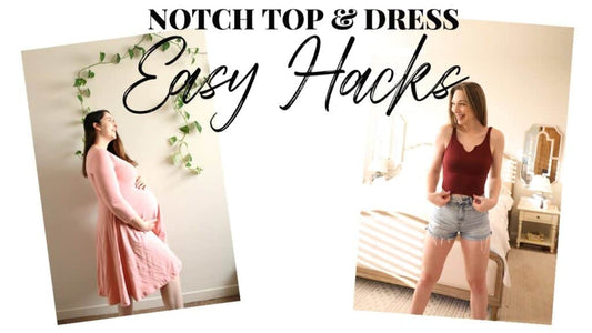 Notch Top & Dress: Easy Hacks — illustrated P4P sewing guide