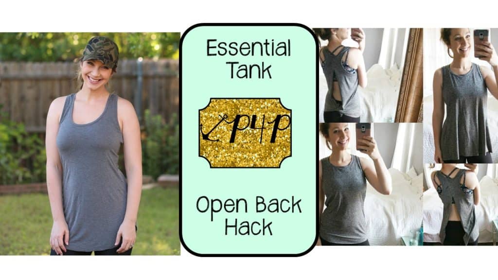 Essential Tank- Open Back Hack — illustrated P4P sewing guide