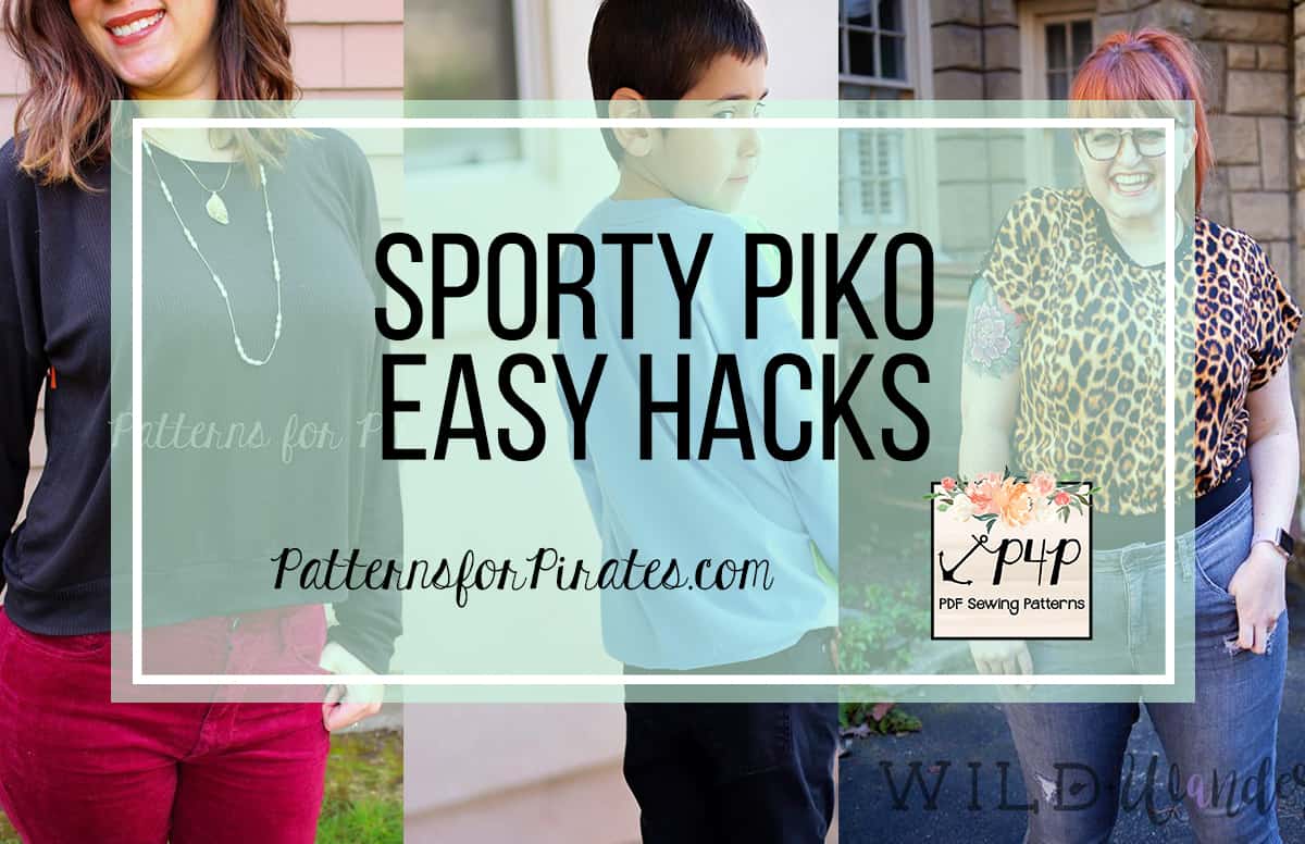 Sporty Piko: Easy Hacks — original Patterns for Pirates blog artwork