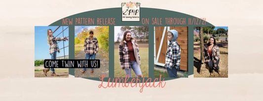 The Lumberjack Patterns — P4P pattern artwork showing sewn examples
