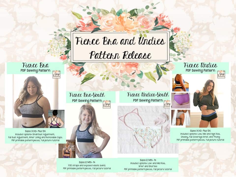 Fierce Bra & Undies — original Patterns for Pirates blog artwork