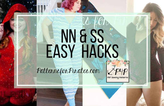 Naughty Nice + Sugar Spice PJs — Easy Hacks — original Patterns for Pirates blog artwork