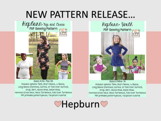 Hepburn Top and Dress — — original Patterns for Pirates blog artwork
