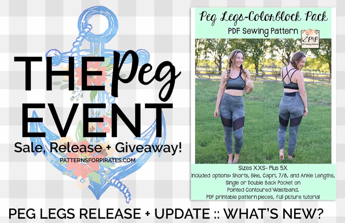 Peg Legs Colorblock Pack: Release and Updates — original Patterns for Pirates blog artwork