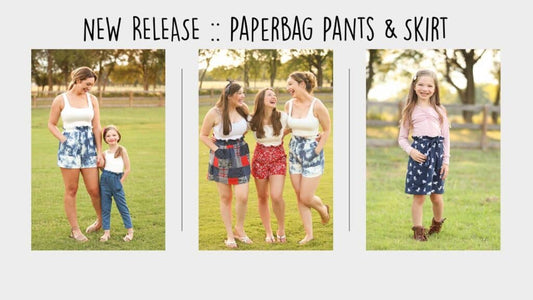 Paperbag Pants + Skirt — original Patterns for Pirates release graphic