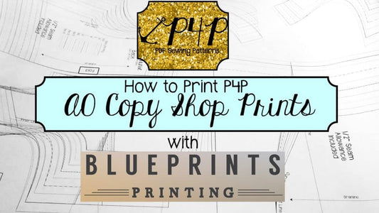 P4P A0 Copy Shop Prints guide with Blue Prints Printing