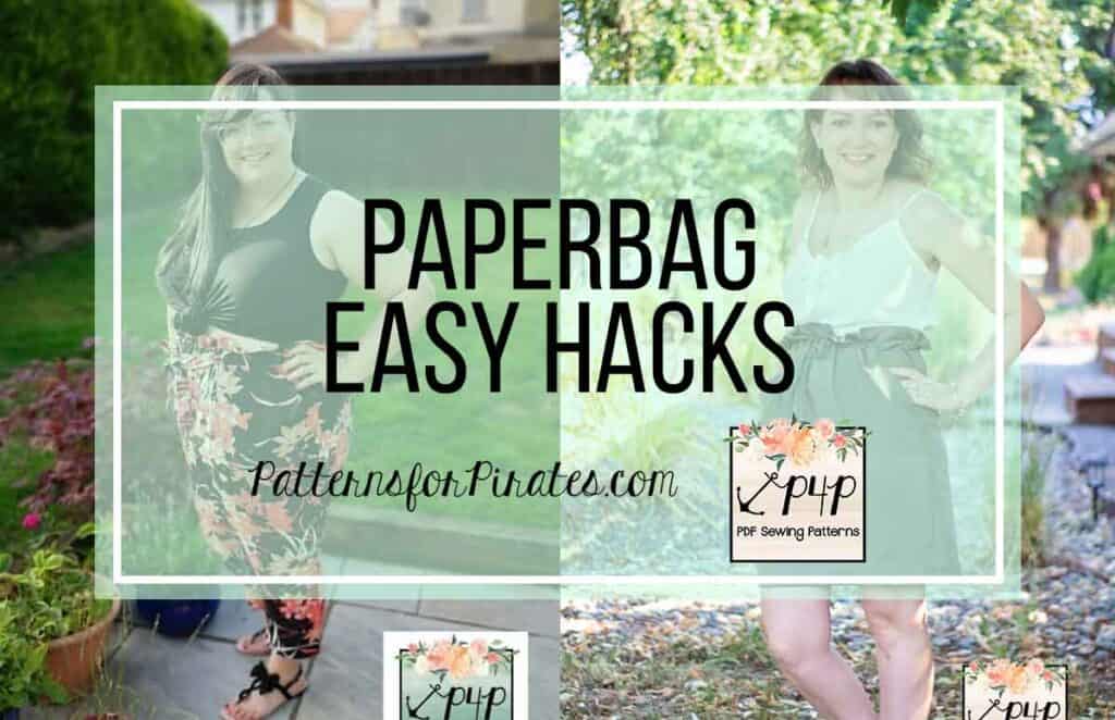 Paperbag Pants + Skirt: Easy Hacks — original Patterns for Pirates blog artwork