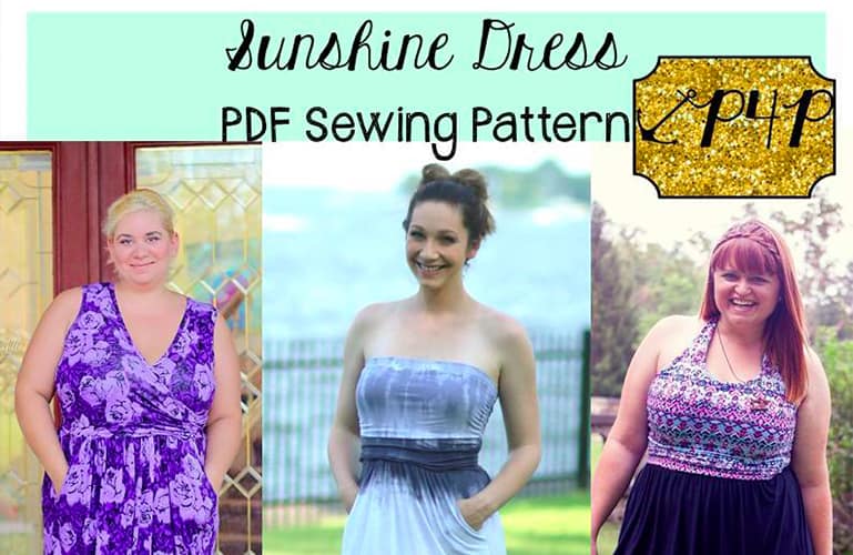 Sunshine Dress — original Patterns for Pirates blog artwork