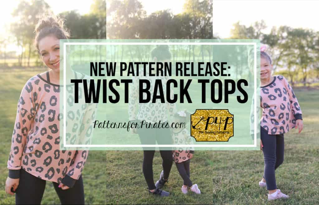 Twist Back Top — original Patterns for Pirates blog artwork
