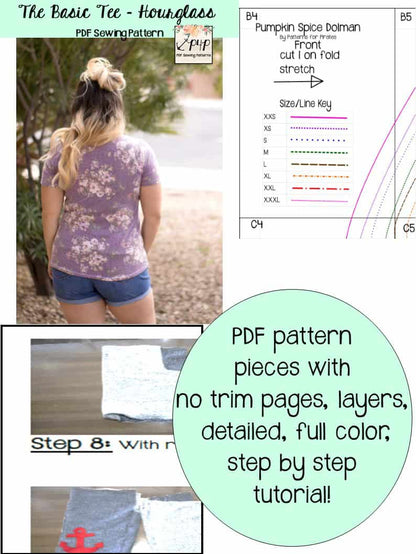 The Basic Tee- Hourglass