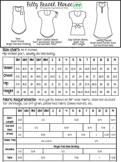Bitty Brunch Blouse