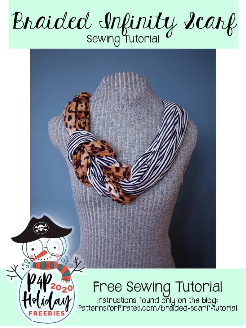 Free Braided Infinity Scarf