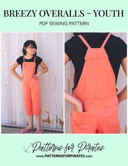 Breezy Overalls - Youth