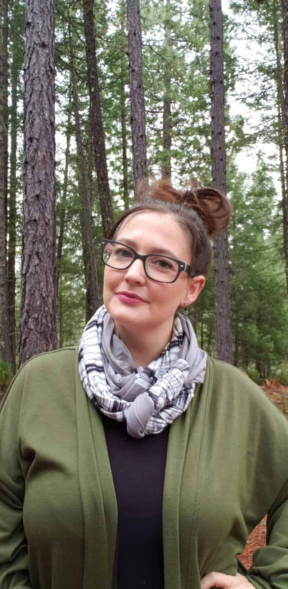 Free Braided Infinity Scarf