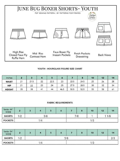 June Bug Boxer Shorts- Youth