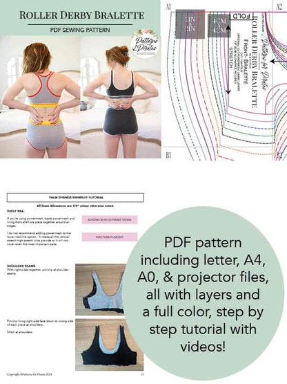 Roller Derby Bralette