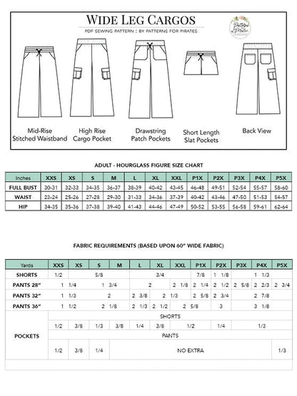Wide Leg Cargos - Bundle