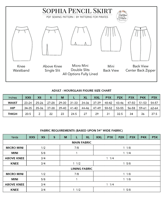 Sophia Pencil Skirt