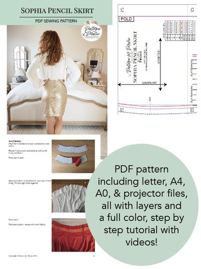 Sophia Pencil Skirt
