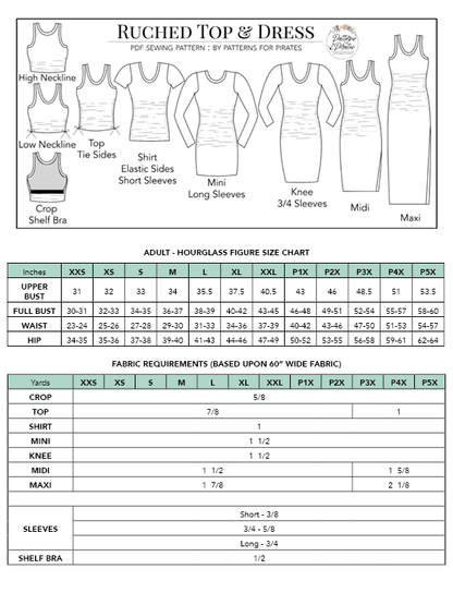 Ruched Top & Dress