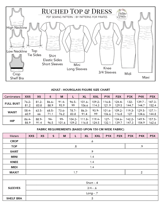 Ruched Top & Dress