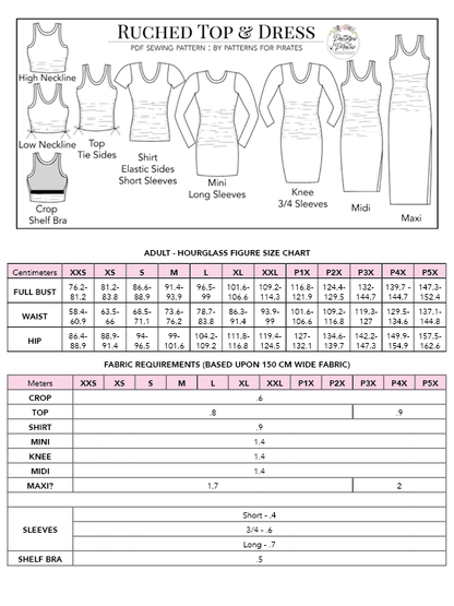 Ruched Top & Dress