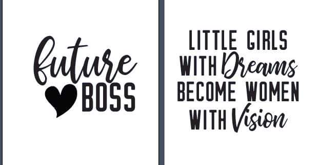 Free Mom and Girl Power Designs