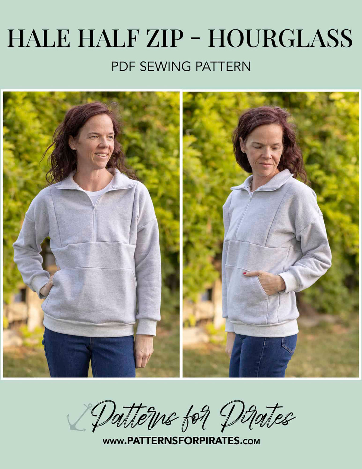 Hale Half Zip- Hourglass Figure