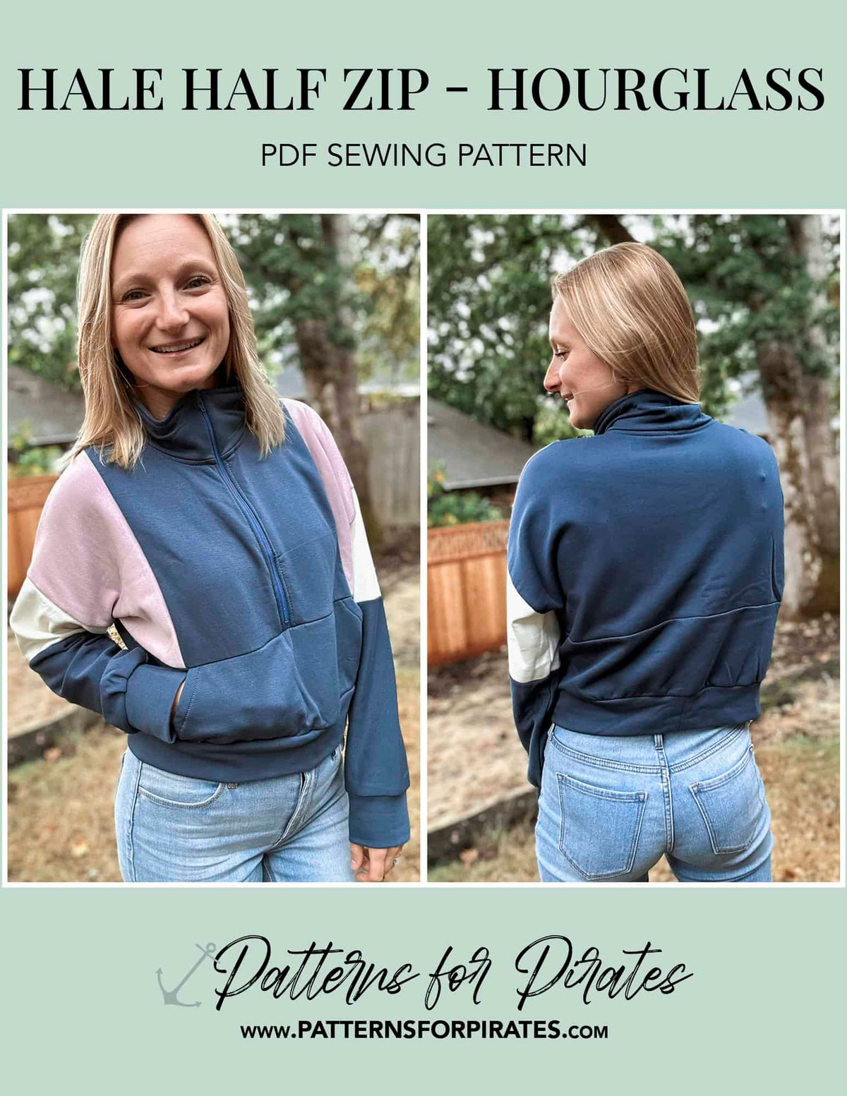 Hale Half Zip- Hourglass Figure