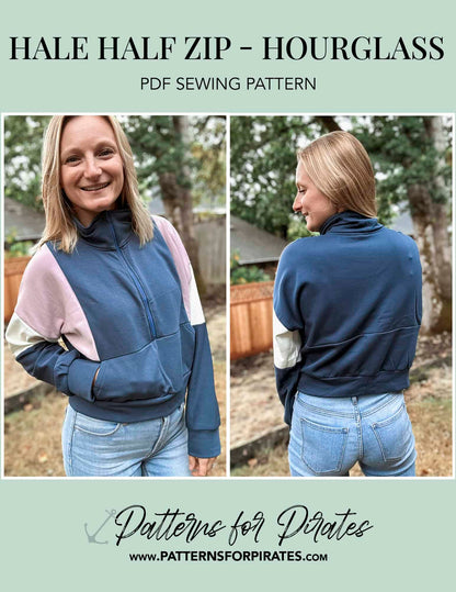 Hale Half Zip- Hourglass Figure