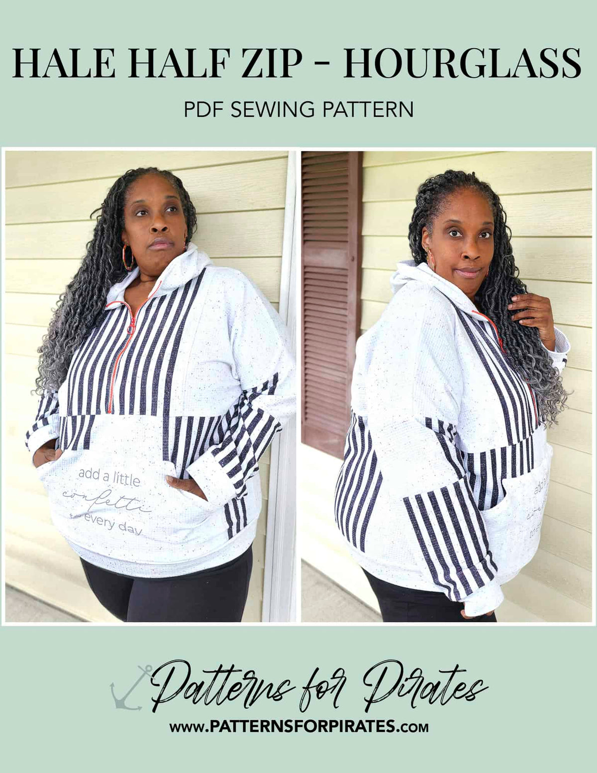 Hale Half Zip- Hourglass Figure