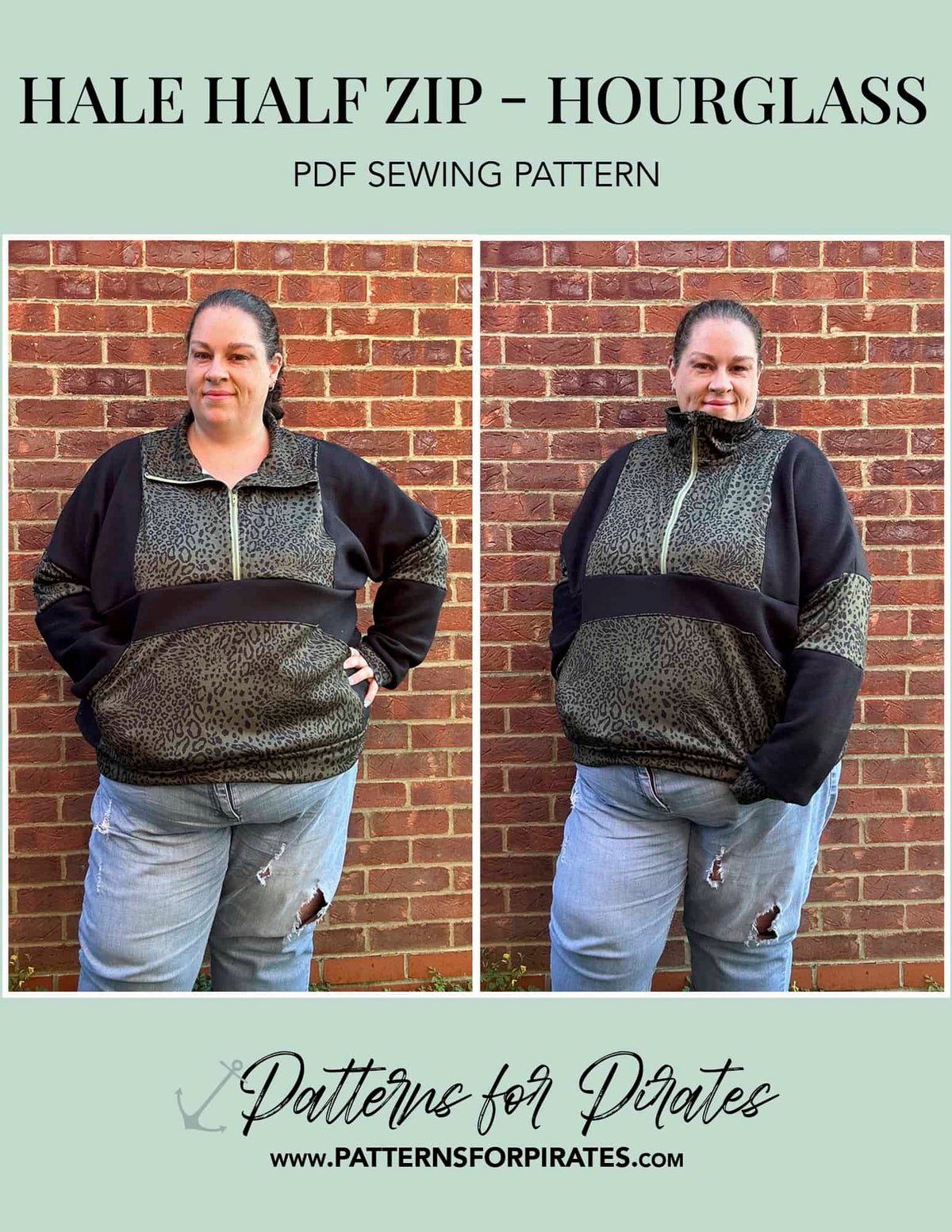 Hale Half Zip- Hourglass Figure
