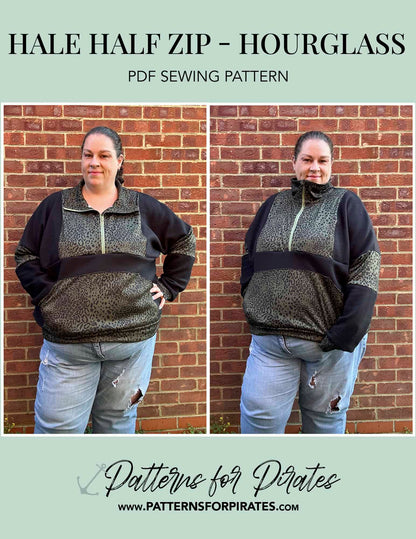 Hale Half Zip- Hourglass Figure
